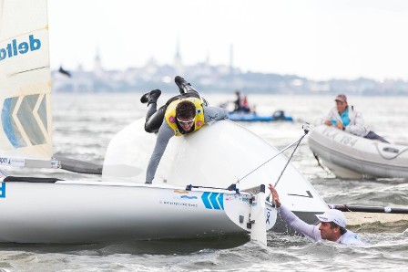 Finn Gold cup 2103 in Tallinn - Jorge Zarif (BRA)  and Pieter Jan Postma (NED)