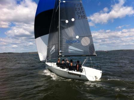 Lenny EST 790 - Melges 24 Soome Meistriv�istlused 2014 - foto: Kristi Talts