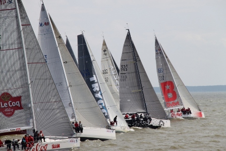 A. Le Coq 57. Muhu V�ina regatt 2014 - ORC I grupi jahid P�rnu l�hirajal - foto Piret Salmistu