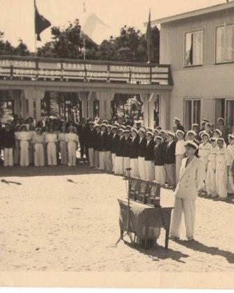 Kalev Jahtklubi lipuväljak aastal 1949