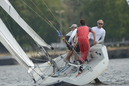 Reuben Corbette' team_P�rnu Sailing Week 2013_Winners_Photo: Aivo Kallas