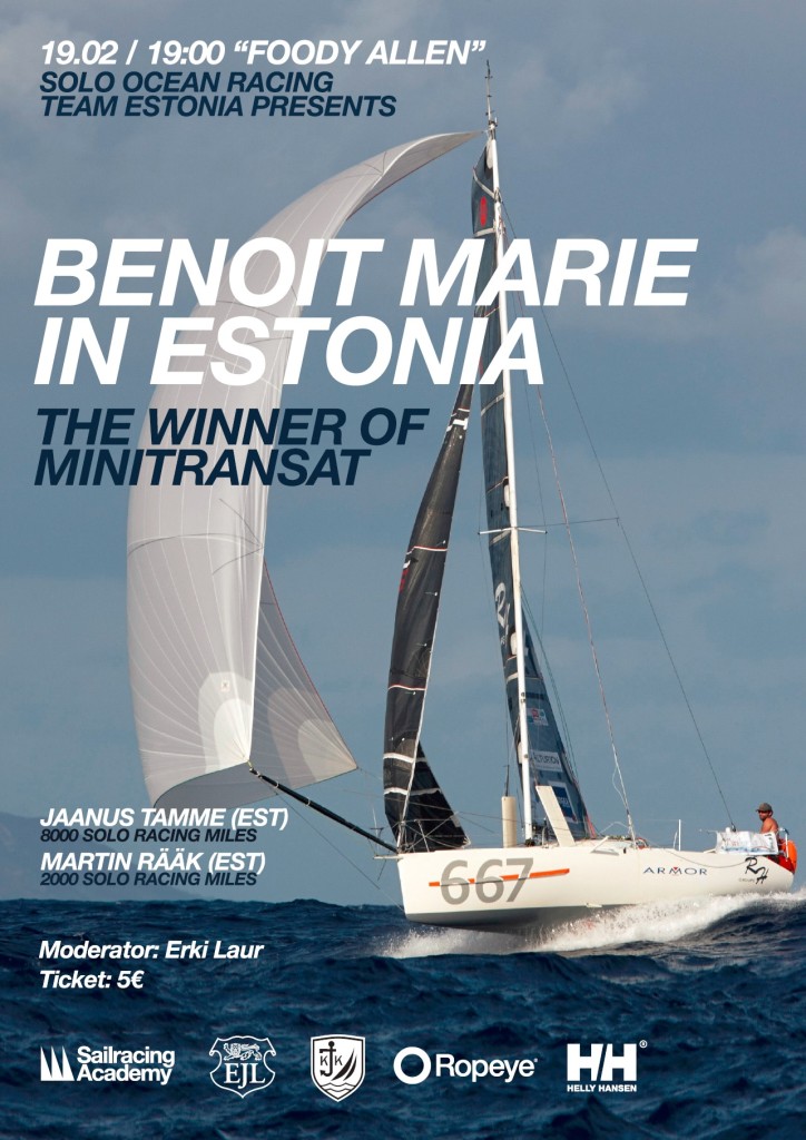 Benoit Marie Minitransat võitja Eestis